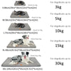Orthopedic Memory Foam Dog Bed with Removable Washable Faux Fur Cover