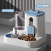 Gravity-Fed Pet Food and Water Station