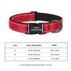 Reflektierendes personalisiertes Hundehalsband mit graviertem Anhänger