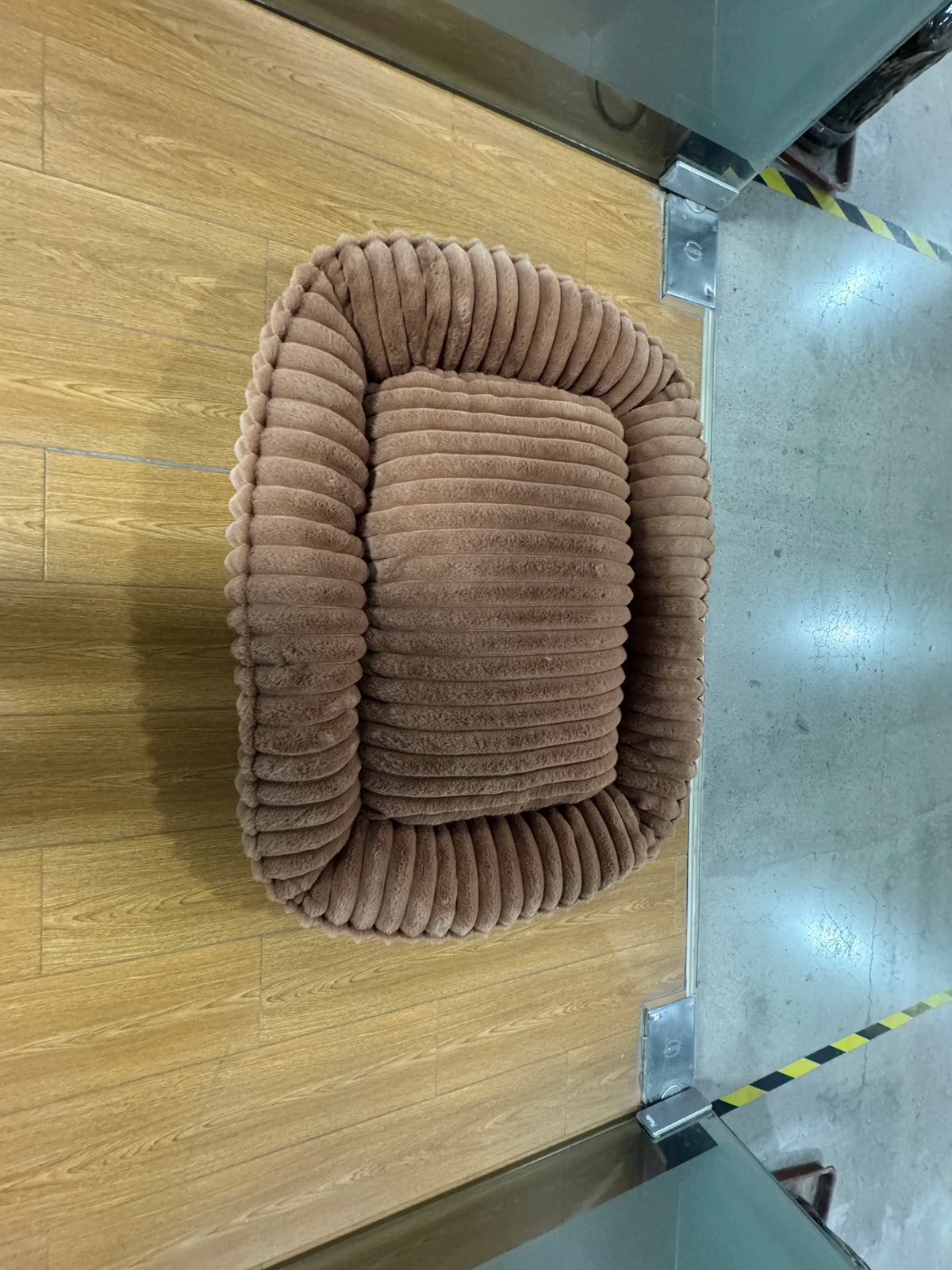 Cozy Rectangle Plush Pet Bed with Removable Cover