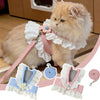 Princess Style Adjustable Cat Harness and Leash Set for Small Pets