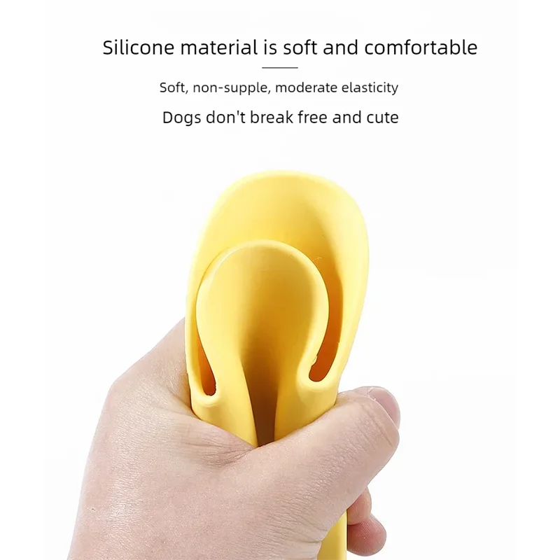Soft Silicone Dog Muzzle for Small to Medium Dogs
