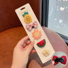 Adorable Flower Snap Clips for Baby Girls (Set of 6)
