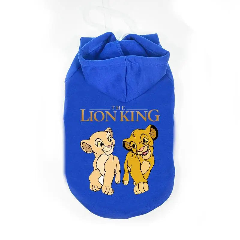 Sudadera con Capucha de Algodón para Perro con Estampa del Rey León