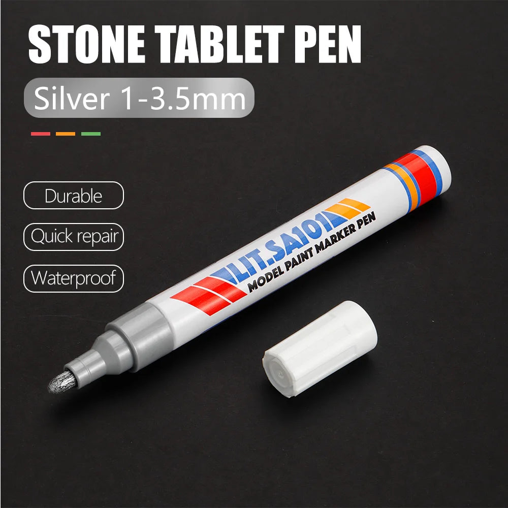 Permanent Stone Touch-Up Paint Pen for Rock, Ceramic, and Mug DIY