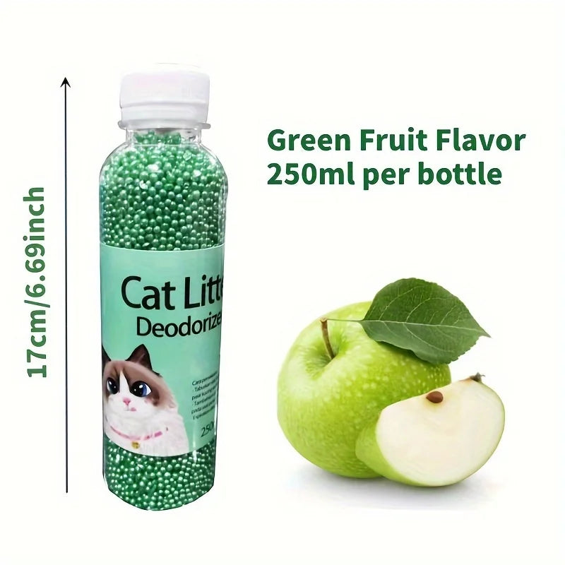 Perlas Desodorantes para Arenero de Gato - 6 Sabores para Control de Olores
