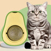 Jouet à la mélisse pour chat, monté au mur et rotatif