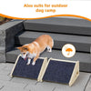 Solid Wood Pet Stairs with Non-Slip Steps for Small Dogs & Cats