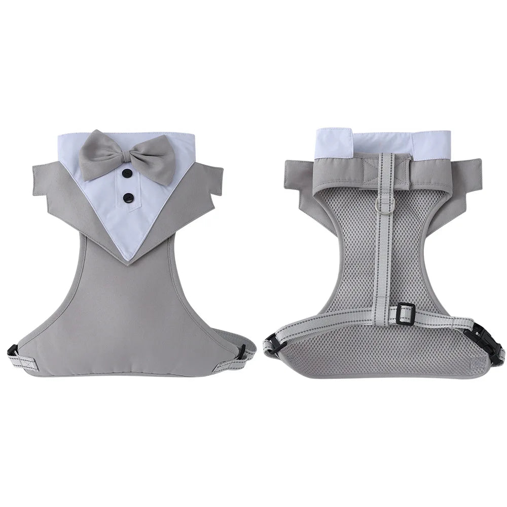 Dog Tuxedo with Bowtie for Weddings and Special Occasions