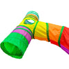 Foldable Cat Play Tunnel with S-Shaped Design