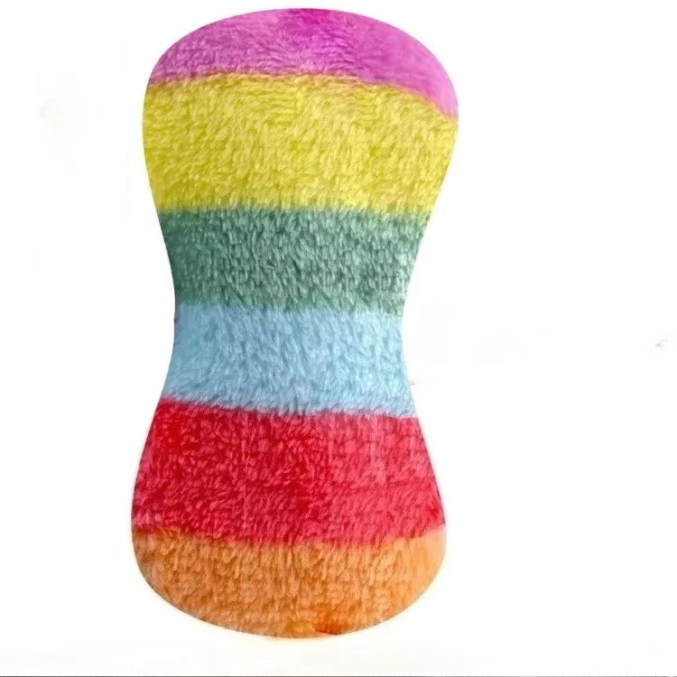 Corduroy Squeaky Plush Dog Toy - Bite-Resistant Animal Shapes