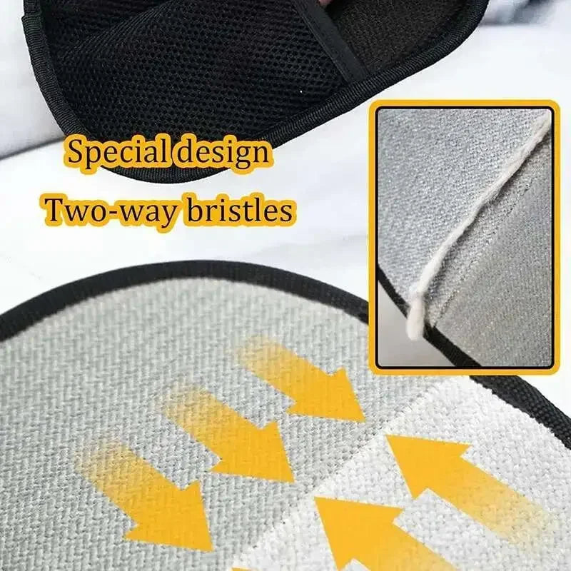 Reusable Double-Sided Pet Hair Removal Gloves