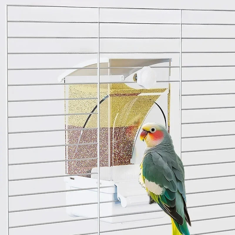 Parrot No-Waste Feeder with Seed Husk Separator