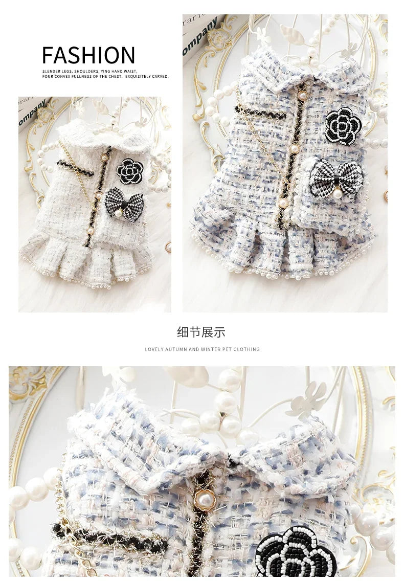 Winter Princess Pet Dress - Luxury Costume