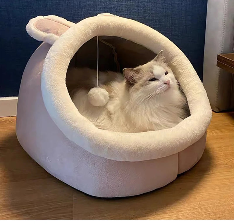 Coussin de Lit pour Animaux de Compagnie Mignon avec Coussinet Amovible