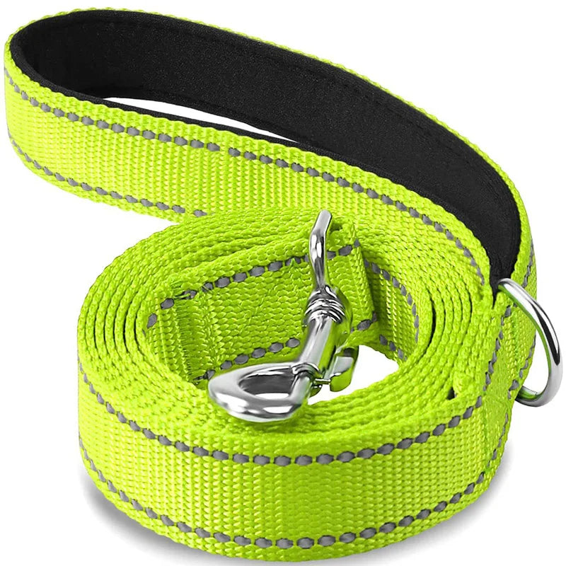 Reflective Dog Harness Collar and Leash Set (1.2-1.8m)