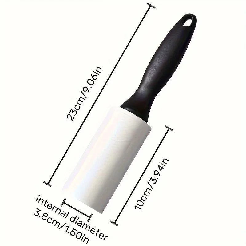 Extra-Sticky Pet Hair Lint Roller with Refillable Sheets