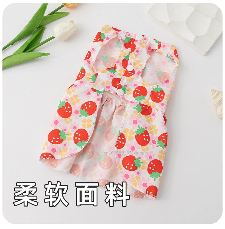 Flower Princess Dress for Small Dogs