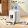 Distributeur de nourriture intelligent pour animaux avec caméra Wi-Fi
