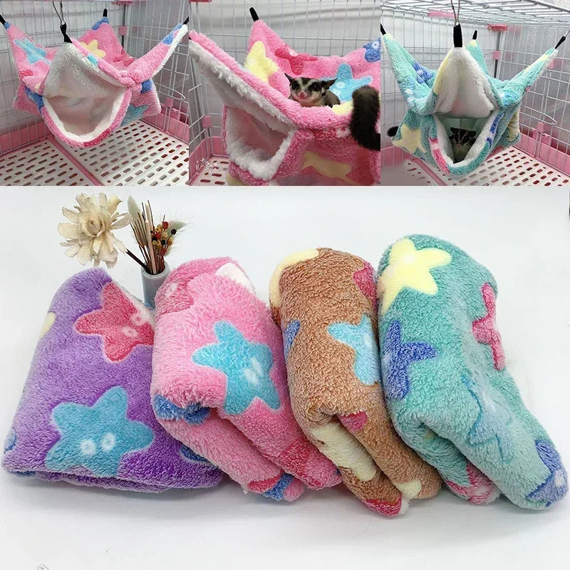 Hamac Double Couche pour Petits Animaux