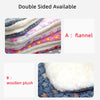 Cozy Flannel Pet Sleeping Mat for Dogs and Cats