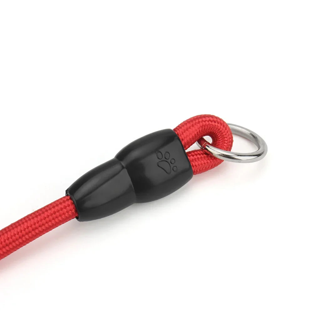 No-Pull Dog Slip Collar with Slidable Stopper