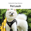 Reflektierendes Mesh-Hundegeschirr mit Leine
