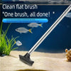 Telescopic Aquarium Algae Scraper with Stainless Steel Pole and Silicone Head