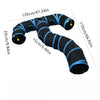 Foldable Cat Play Tunnel with S-Shaped Design