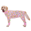 Cartoon Print Cotton Pajamas for Medium and Large Dogs