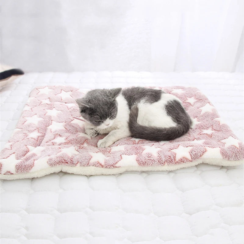 Coussin de Fleece Doux pour Animaux & Garniture de Cage