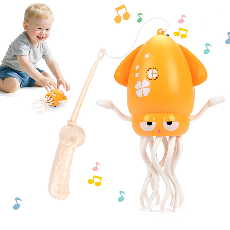 Elektronisches tanzendes Tintenfisch-Spielzeug mit Licht und Musik