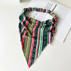 Boho Floral Print Cotton Triangle Hair Bandanas