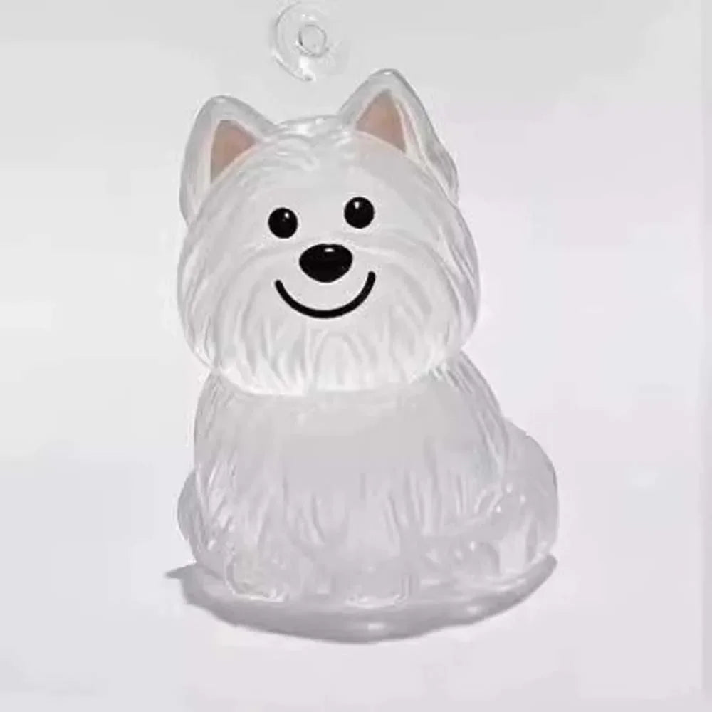 Cartoon Dog Transparent Acrylic Keychain