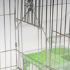 Hanging Parrot Feeder with Pull-Out Bath and Transparent Design