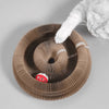 Foldable Corrugated Cat Scratcher with Bell and Catnip