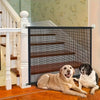 Foldable Mesh Pet Safety Gate with Hooks