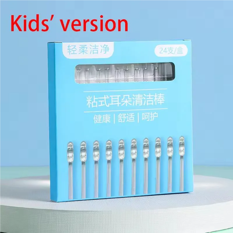Reusable Earwax Removal Swabs with Adhesive Tips