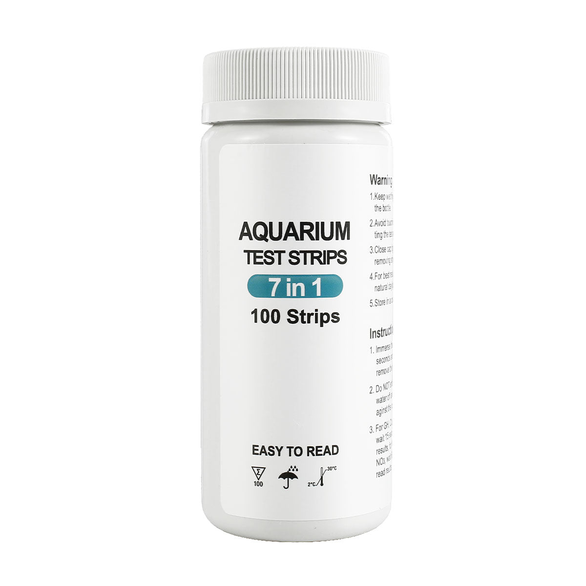 7-in-1 Aquarium Water Test Strips (100 Count)