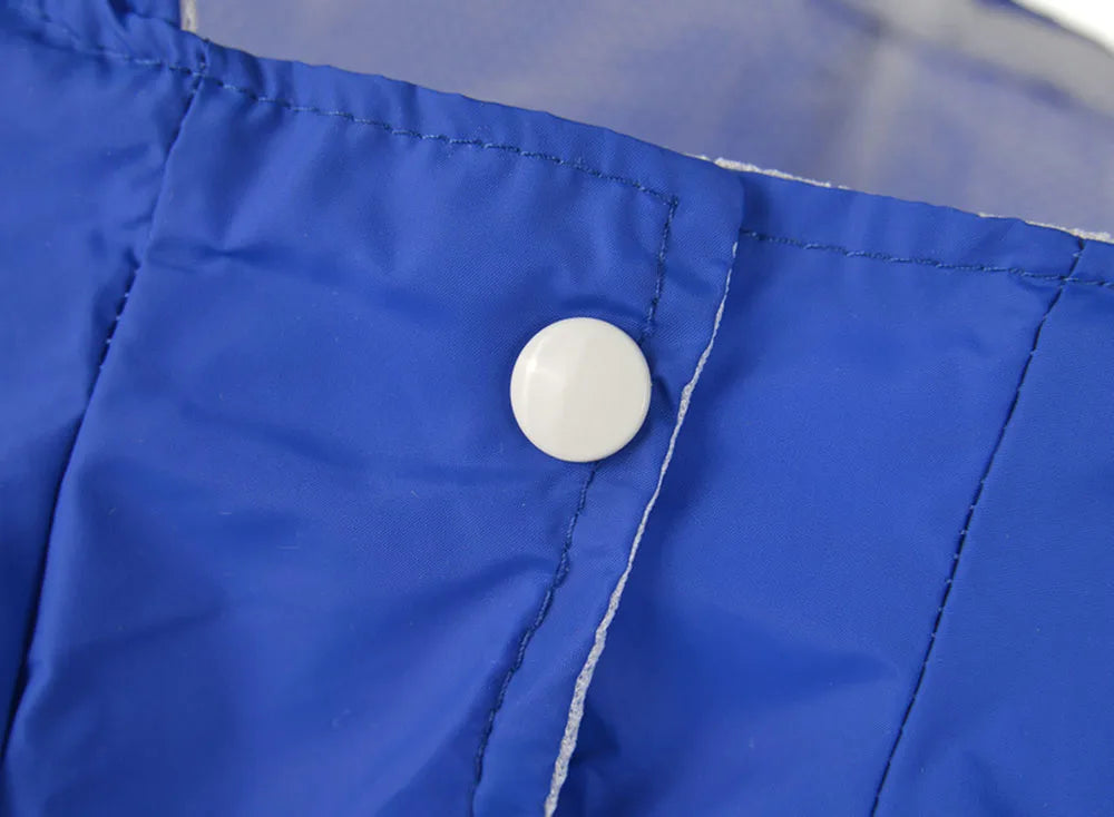 Adjustable Waterproof Dog Raincoat with Reflective Strap