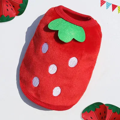 Cozy Flannel Dog Vest for Small Pets