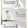 2-in-1 Pet Nail Clipper and Grinder with LED Light