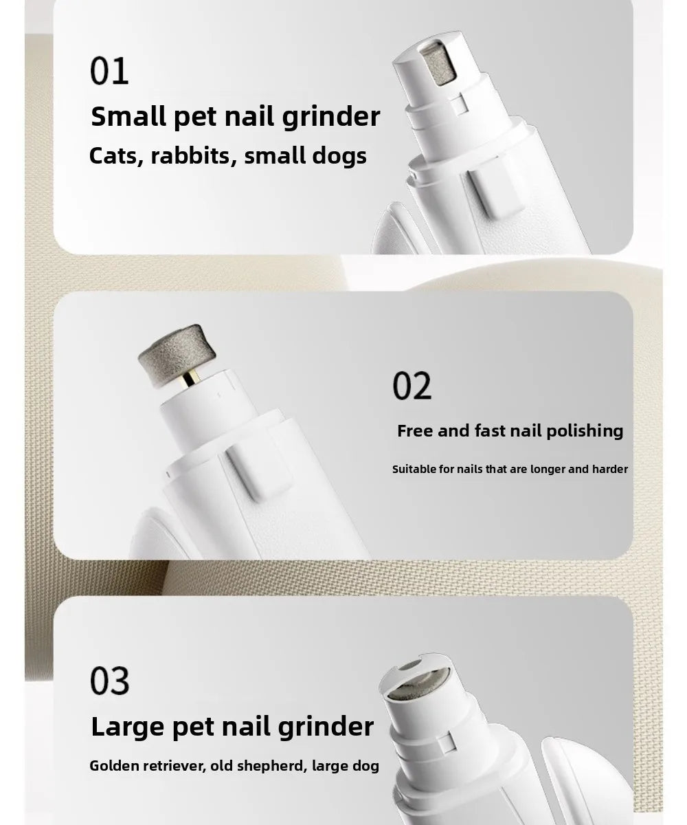 2-in-1 Pet Nail Clipper and Grinder with LED Light