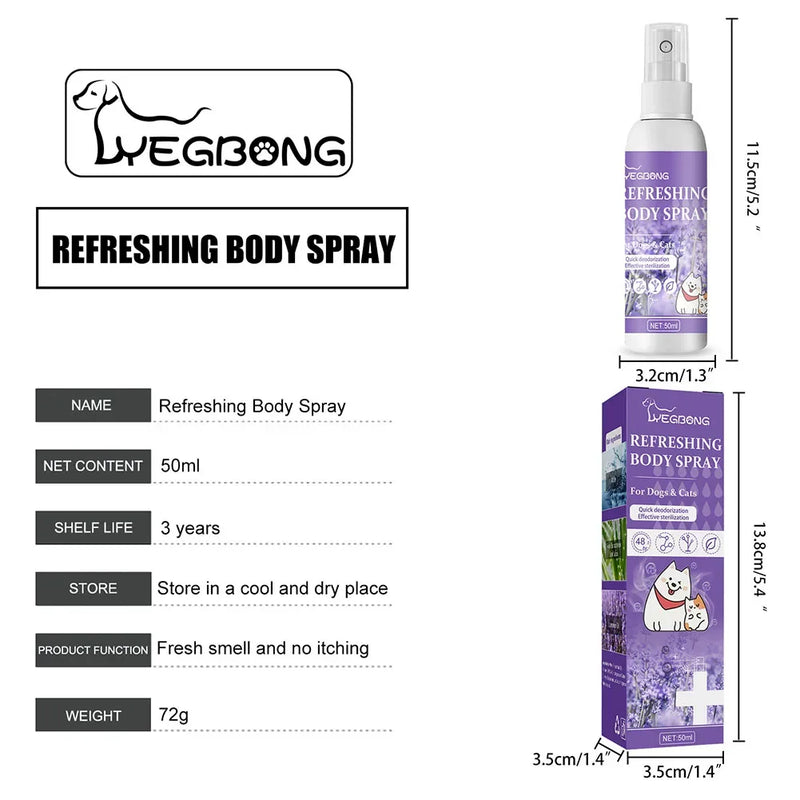 Lavender Oil Dog Deodorizer Spray