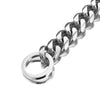 Polished Stainless Steel Slip Chain Dog Collar for Training and Walking