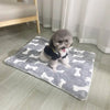 Cozy Flannel Pet Sleeping Mat for Dogs and Cats