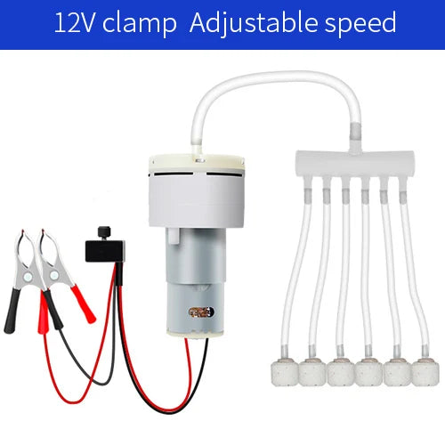 DC 12V Mini Aquarium Air Pump with PWM Control