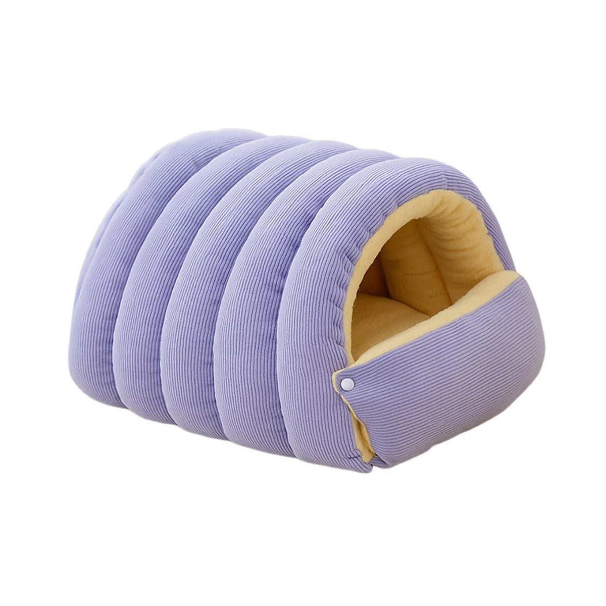 Cozy Plush Cat Cave Bed with Removable Washable Cover