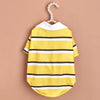 Classic Stripe Polo Shirt for Small Dogs
