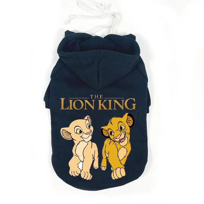 Sudadera con Capucha de Algodón para Perro con Estampa del Rey León